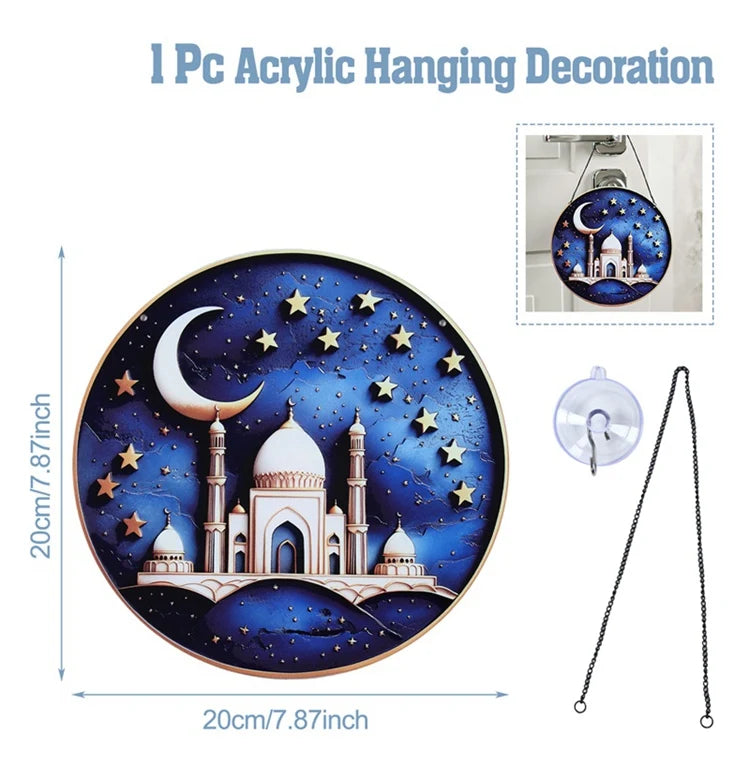 Ramadan Decoration Hanging Ornaments EID Mubarak Decor 2025