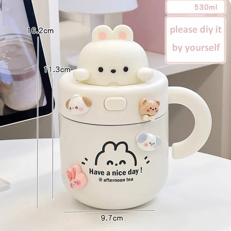 Kawaii Bear Thermal Mug Insulated