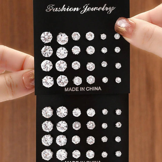 12 Pairs of Luxurious Earrings