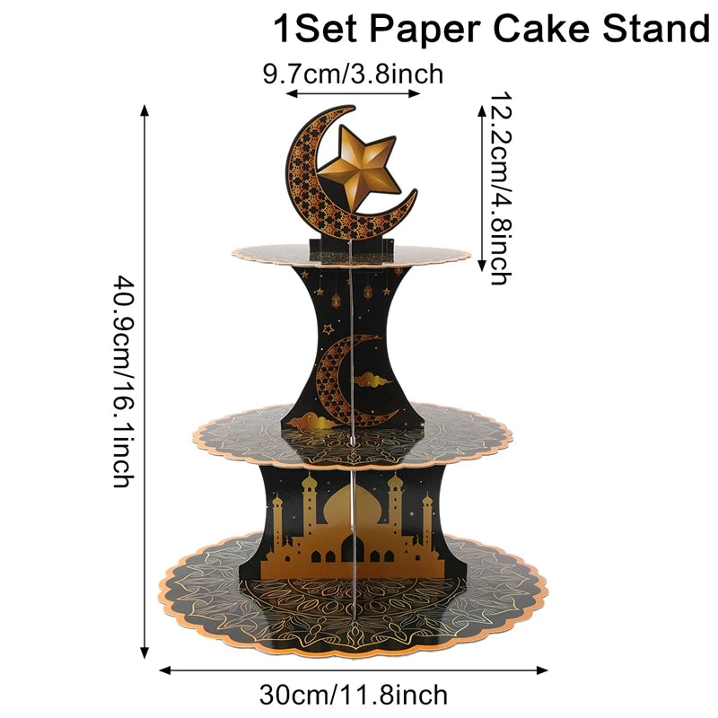 Eid Mubarak Cake Stand Holder 2025