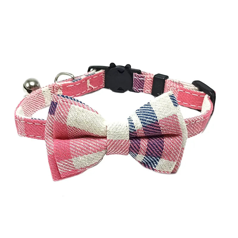 Cat Collar Bow Tie and Bell Cute