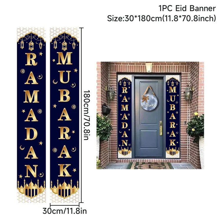 Ramadan Decoration 2025 Door Banner