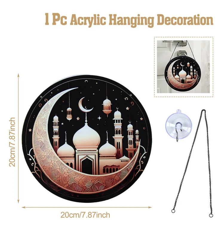 Ramadan Decoration Hanging Ornaments EID Mubarak Decor 2025