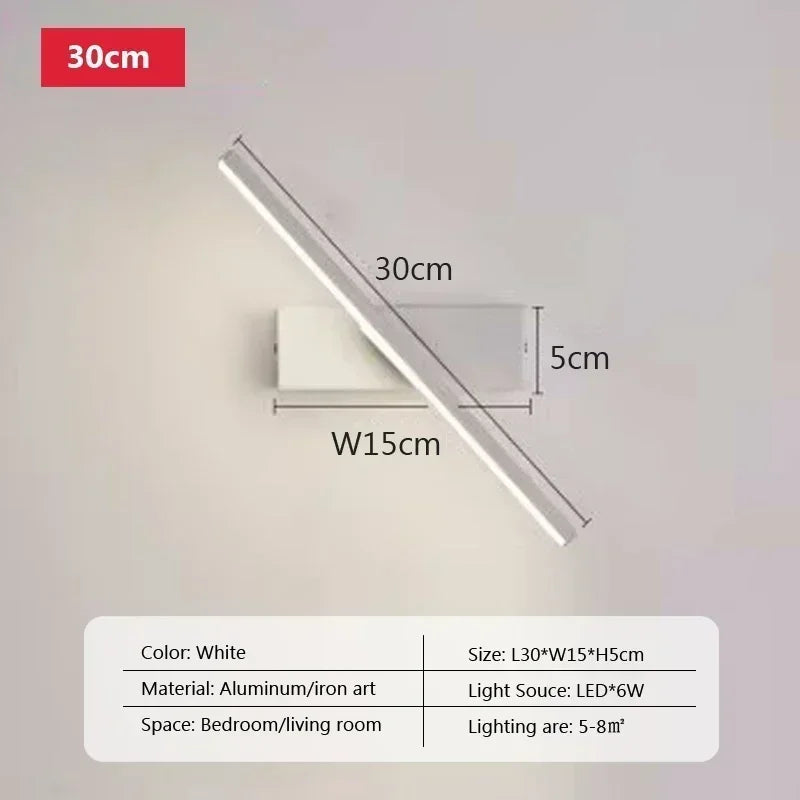 Modern LED Wall Light Hardwares Rotatable