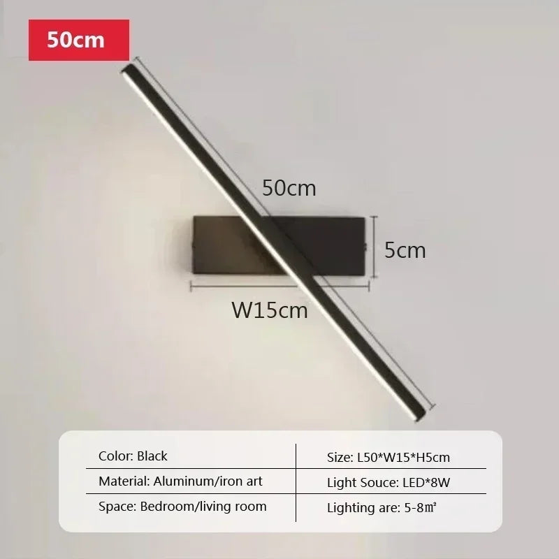 Modern LED Wall Light Hardwares Rotatable