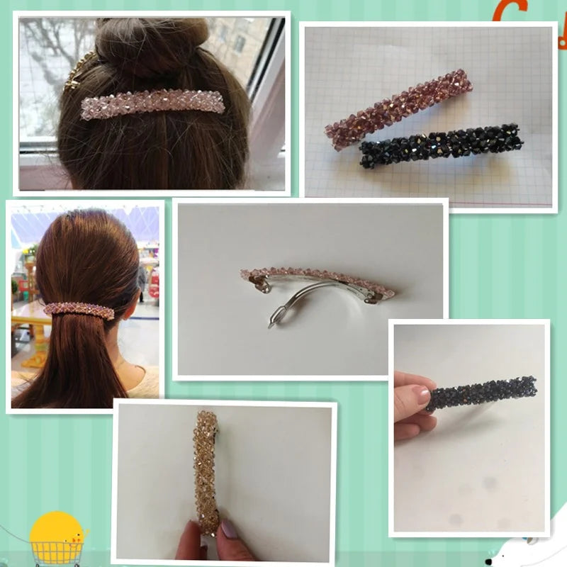 Crystal Rhinestone Hairpins Hair Clips