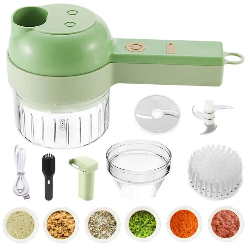 4 in 1 Handheld Electric Vegetable Slicer