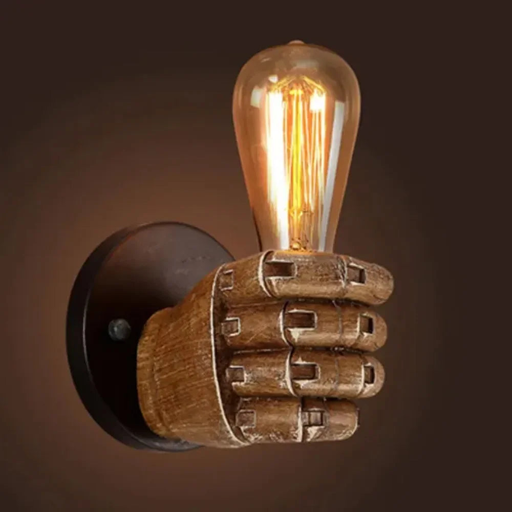 American Fist Wall Lamp