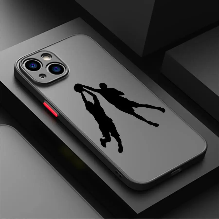 Sport Love Basketball Texture Phone Case for iPhone 15 ProMax SE 11 Pro 16s 14 Pro 13 12