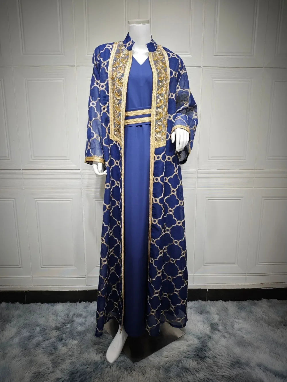 Abaya Dress Set 2 Piece for Women Muslim