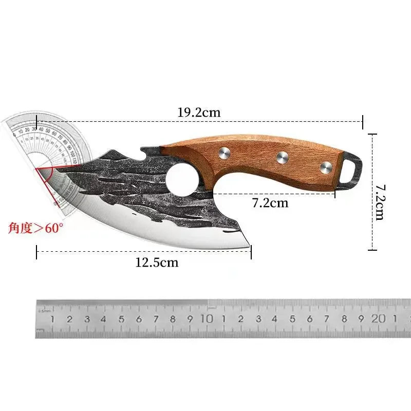 Kitchen Knife Wooden Handle