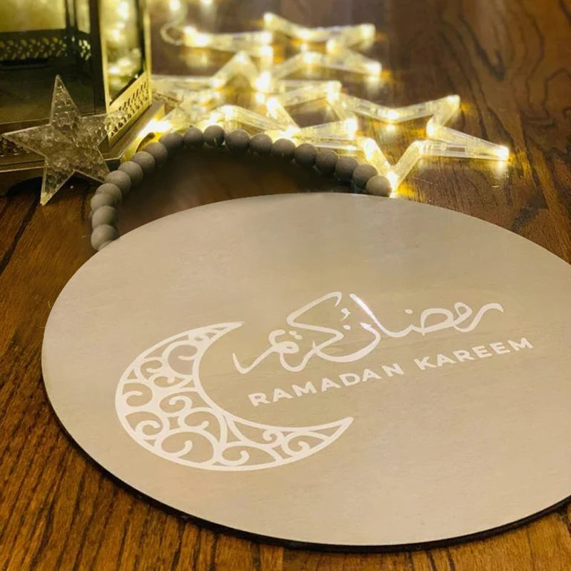 Ramadan Kareem Wood Ornamen