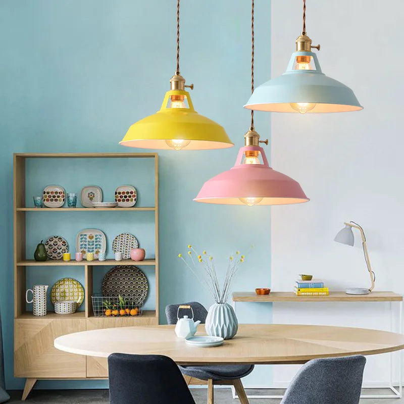 Colorful Iron Pendant Light