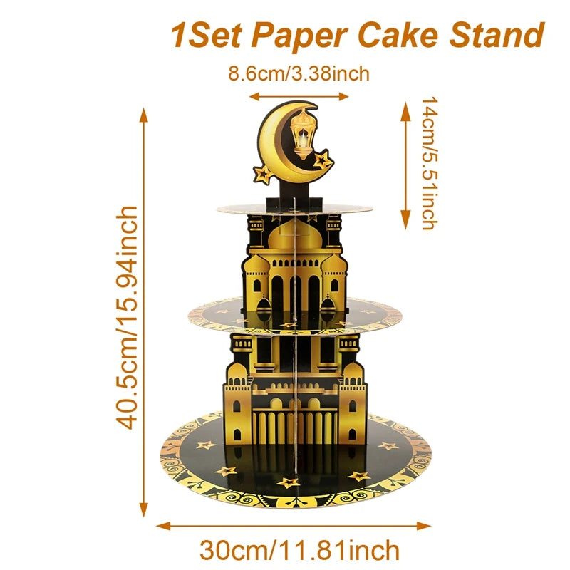 Eid Mubarak Cake Stand Holder 2025