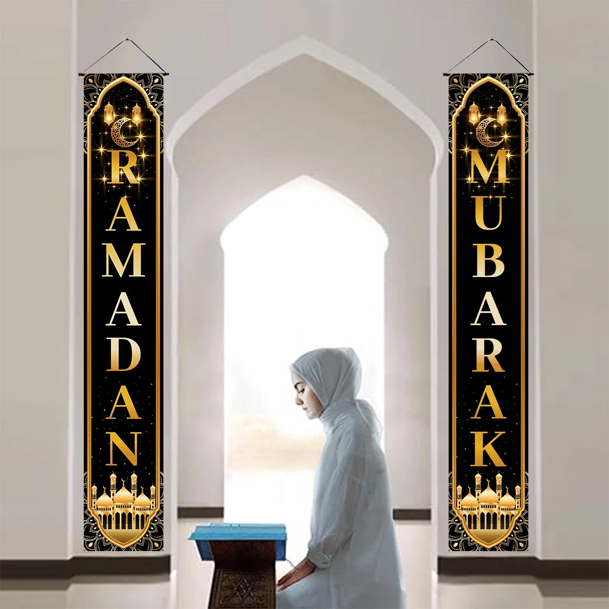 Ramadan Decoration 2025 Door Banner