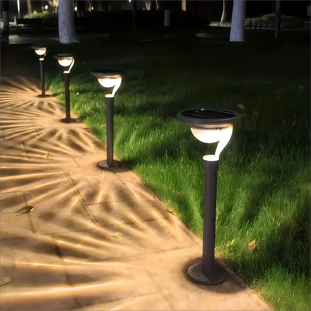 1pc Solar Energy Saving Lamp Super Bright Solar Lawn Lamp Waterproof