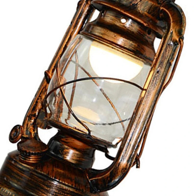 Vintage LED Wall Lamp Barn Lantern Retro Coal Oil Wall Light