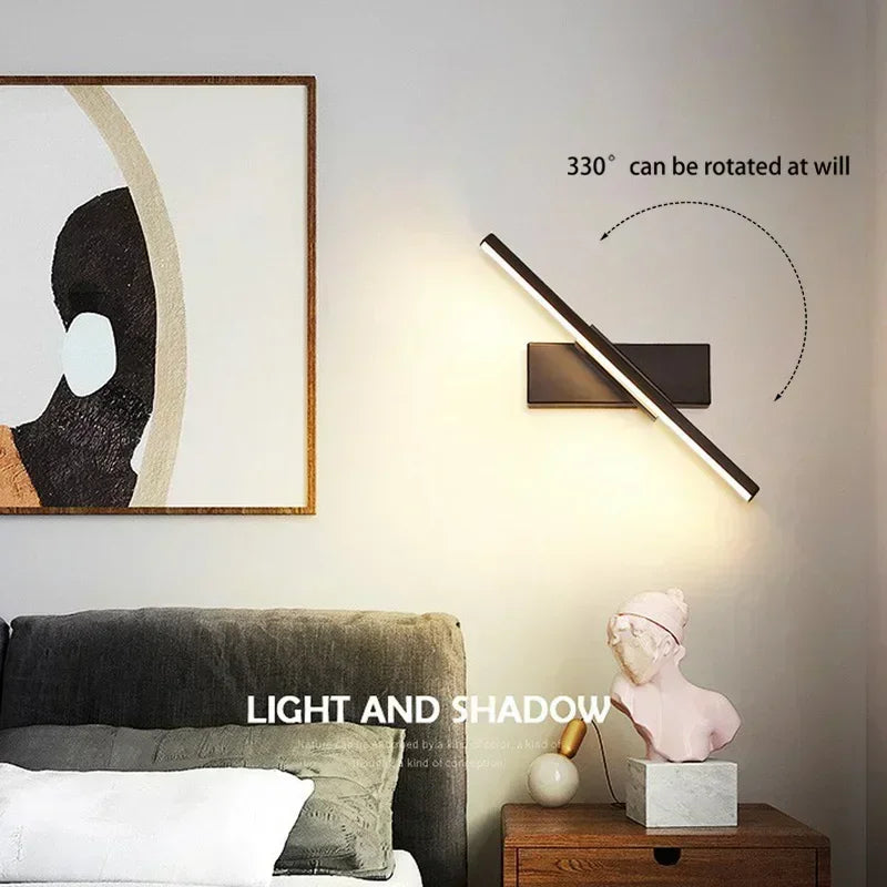 Modern LED Wall Light Hardwares Rotatable