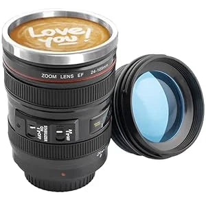 Coffee Mug with Camera Lens