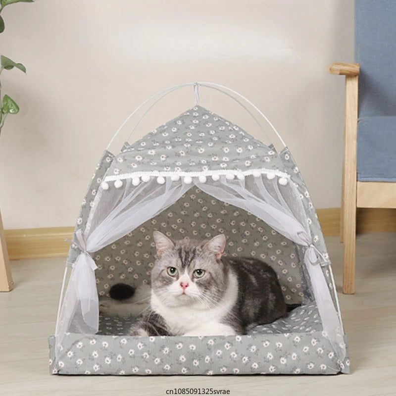 Tent Bed Pet Cat House