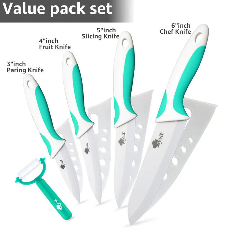 Ceramic Knives Set Kitchen