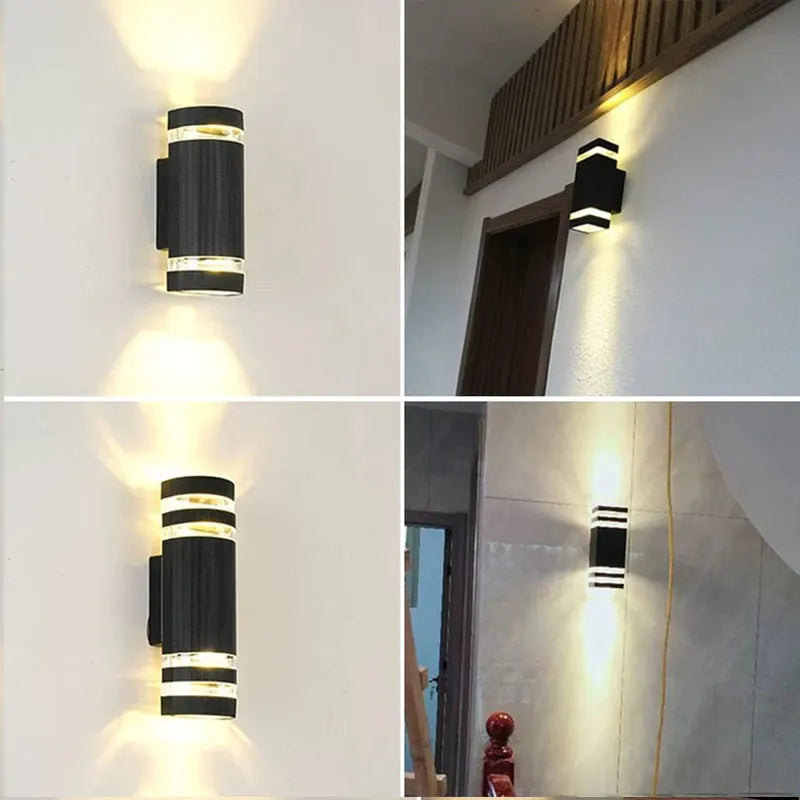 Outdoor Wall Light Waterproof Double head