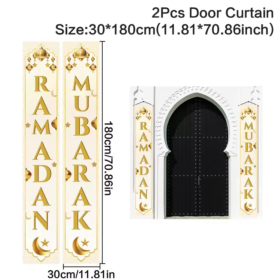 Ramadan Decoration 2025 Door Banner