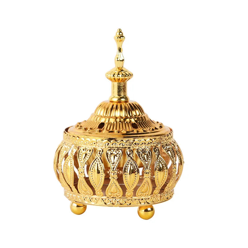 Eid Mubarak Golden Incense Tower Ornament Ramadan Kareem