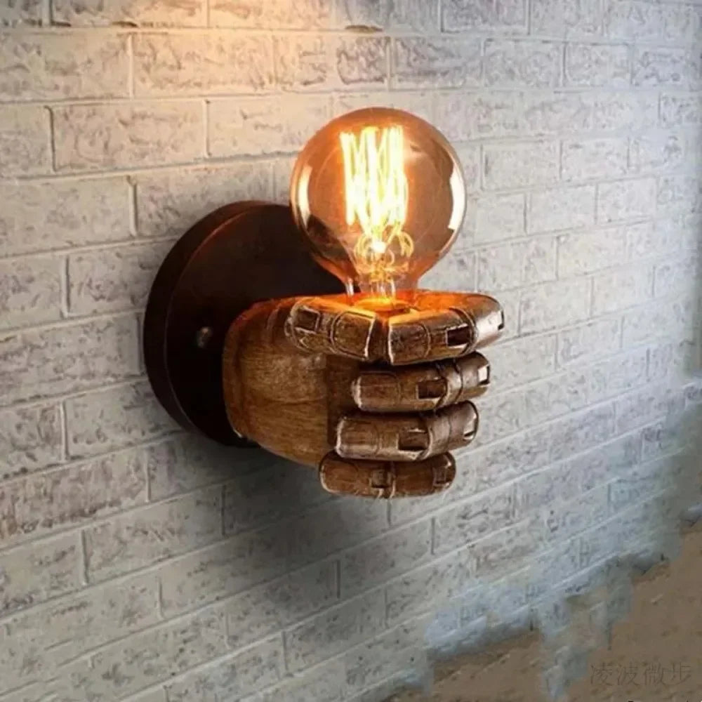 American Fist Wall Lamp