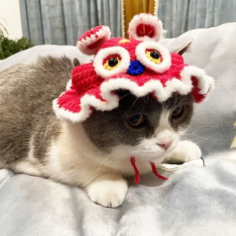 Cute Refined Cat Hat Elastic