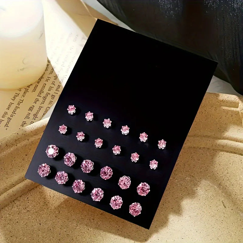 12 Pairs of Luxurious Earrings