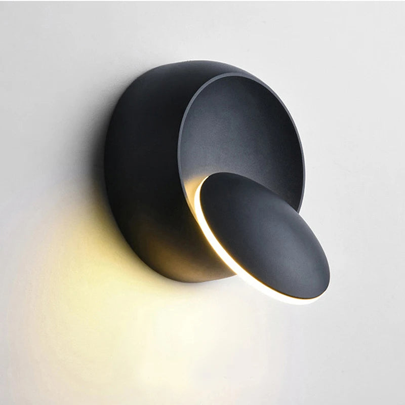 5W LED Modern Wall Lamps 350 Degree Rotatable Lamp Wall sconces