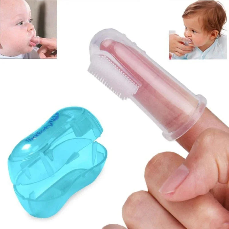 Super Soft Pet Finger Toothbrush Teddy Dog Brush Bad Breath