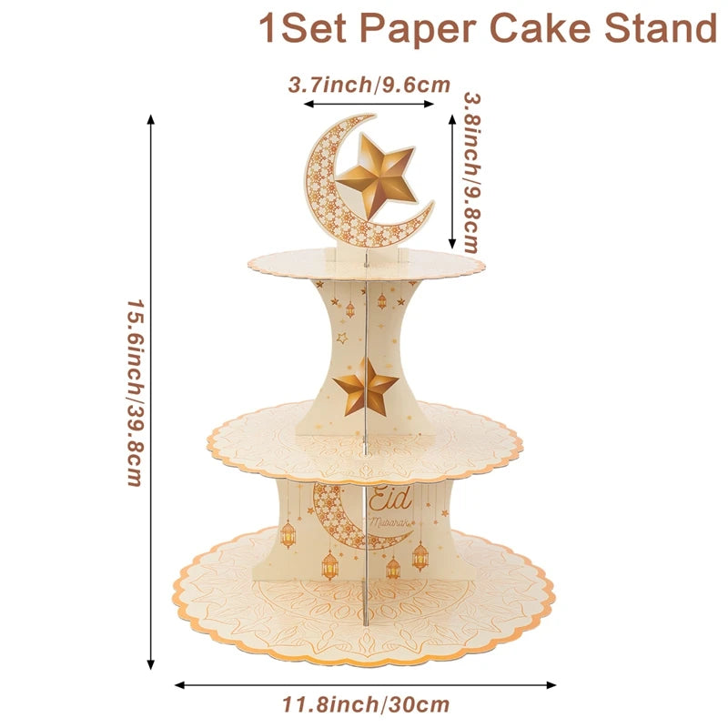 Eid Mubarak Cake Stand Holder 2025