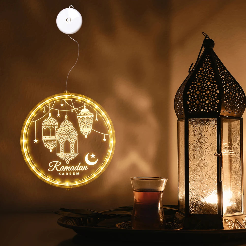 12.5cm Diameter Ramadan LED Hanging Lights