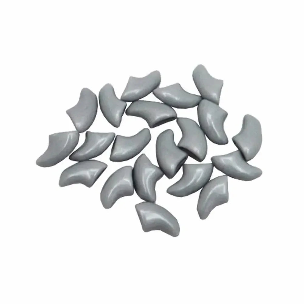 Lovely 20pcs Silicone Soft Cat Nail Caps