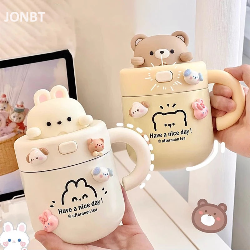 Kawaii Bear Thermal Mug Insulated