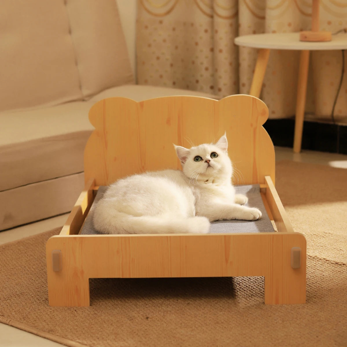 Cat Wooden Bed