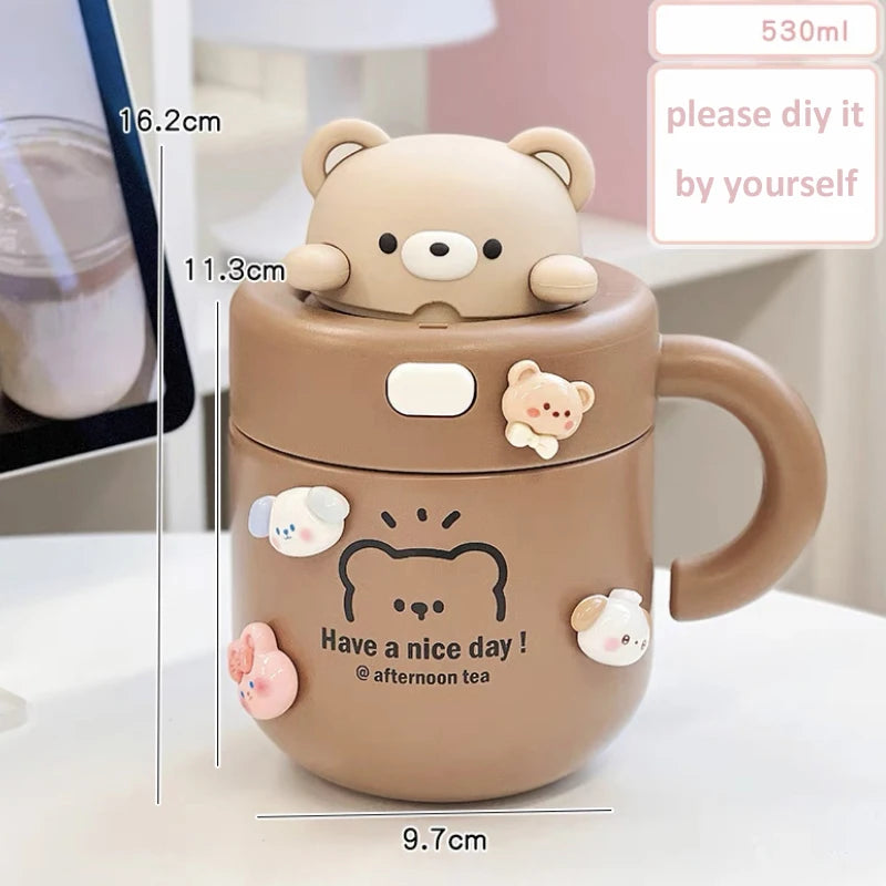 Kawaii Bear Thermal Mug Insulated