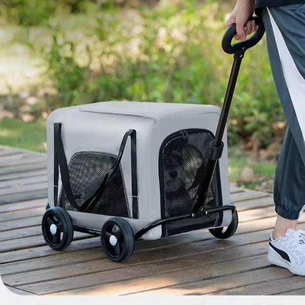 4-Wheel Pet Travel Trolley