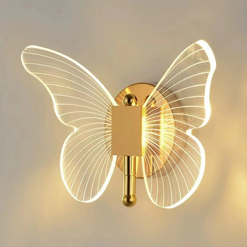 LED Butterfly Wall Lamp Indoor Lighting