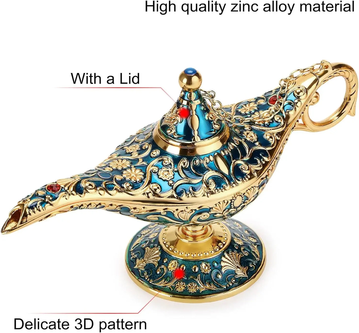 Vintage Magical Legend Aladdin Genie Lamp