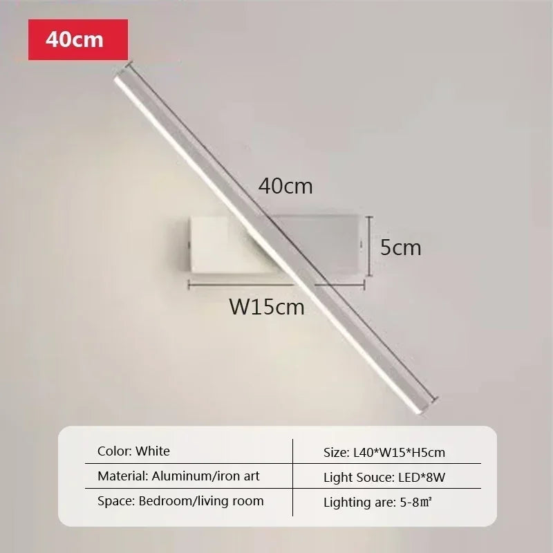 Modern LED Wall Light Hardwares Rotatable