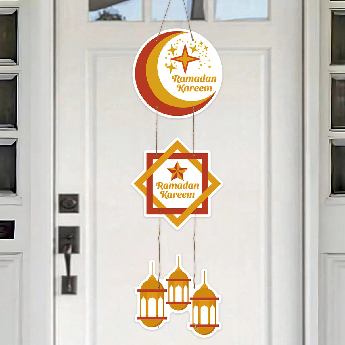 EID Mubarak Decorations Door Hanging Ramadan Decor 2025