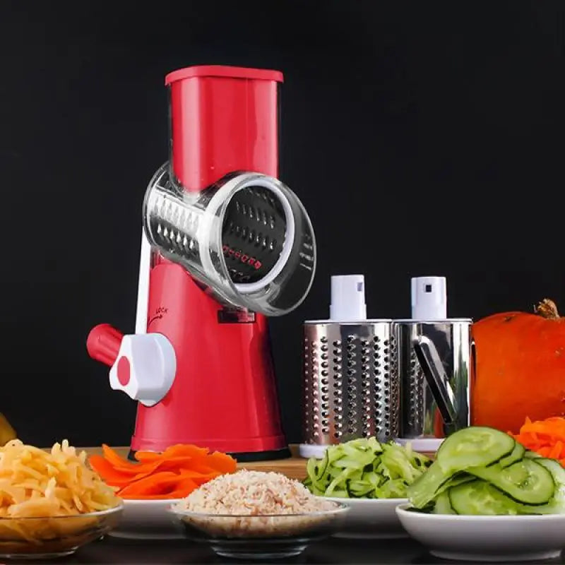 3-in-1 Manual Rotation Vegetable Fruit Slicer