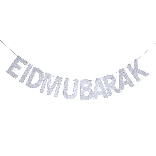 Eid Mubarak Plates Banner Tableware