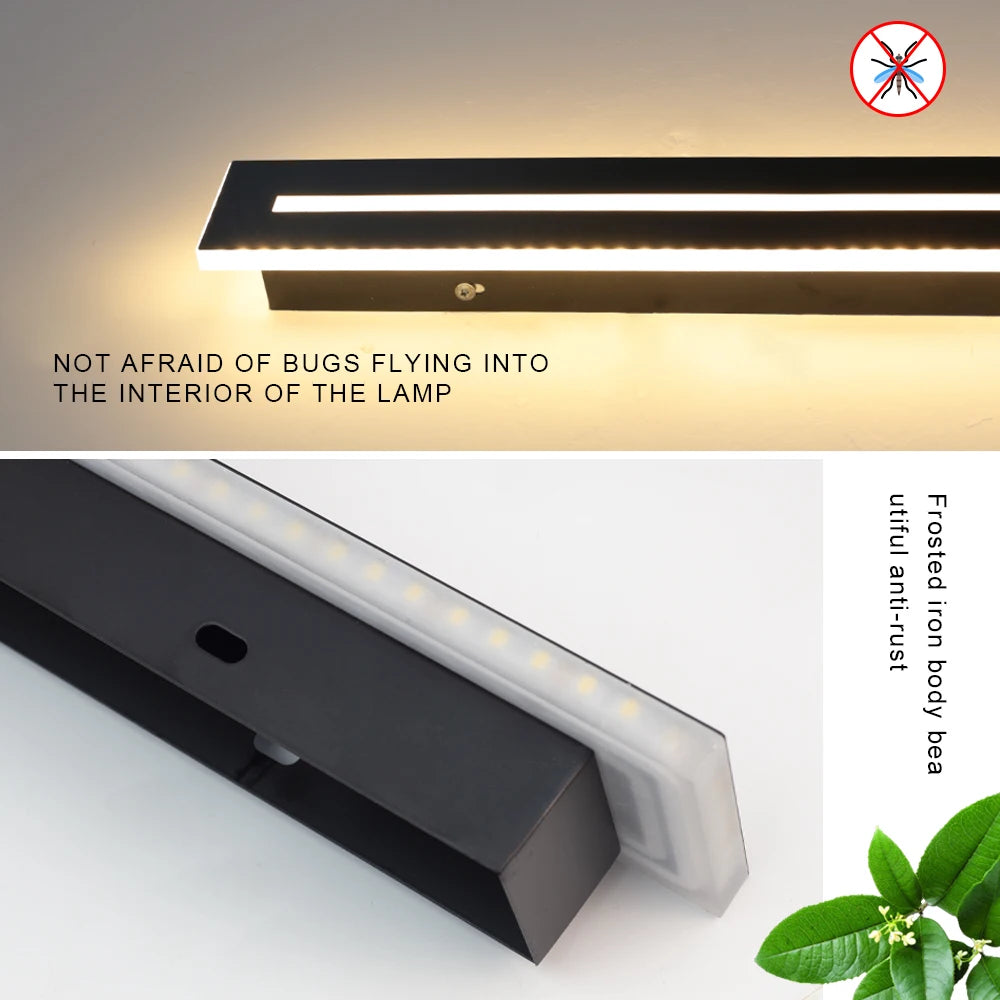 Waterproof LED Long Wall Sconce Lamp