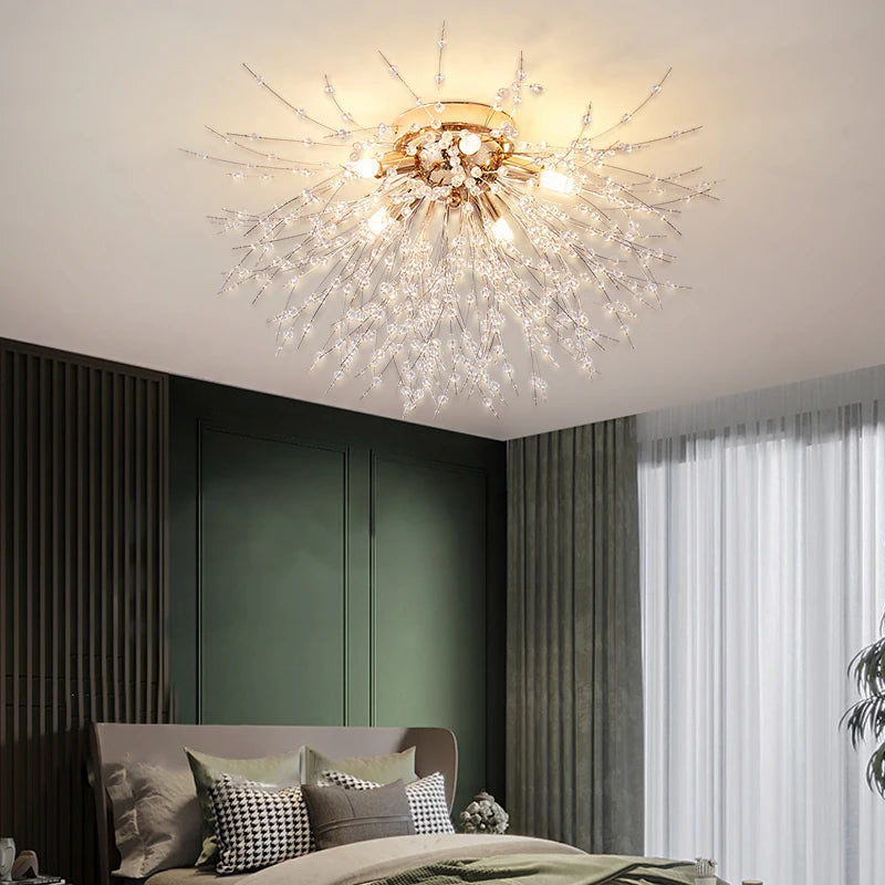 Dandelion Crystal Chandelier Nordic Modern