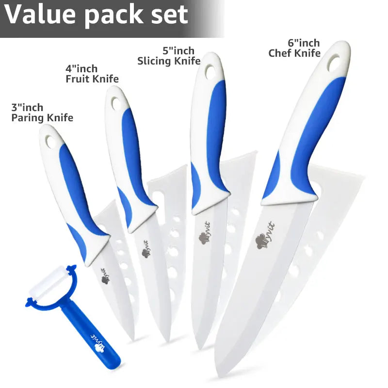 Ceramic Knives Set Kitchen