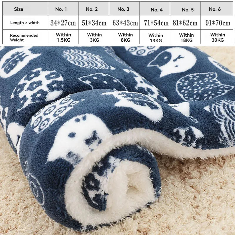 Soft Flannel Pet Mat